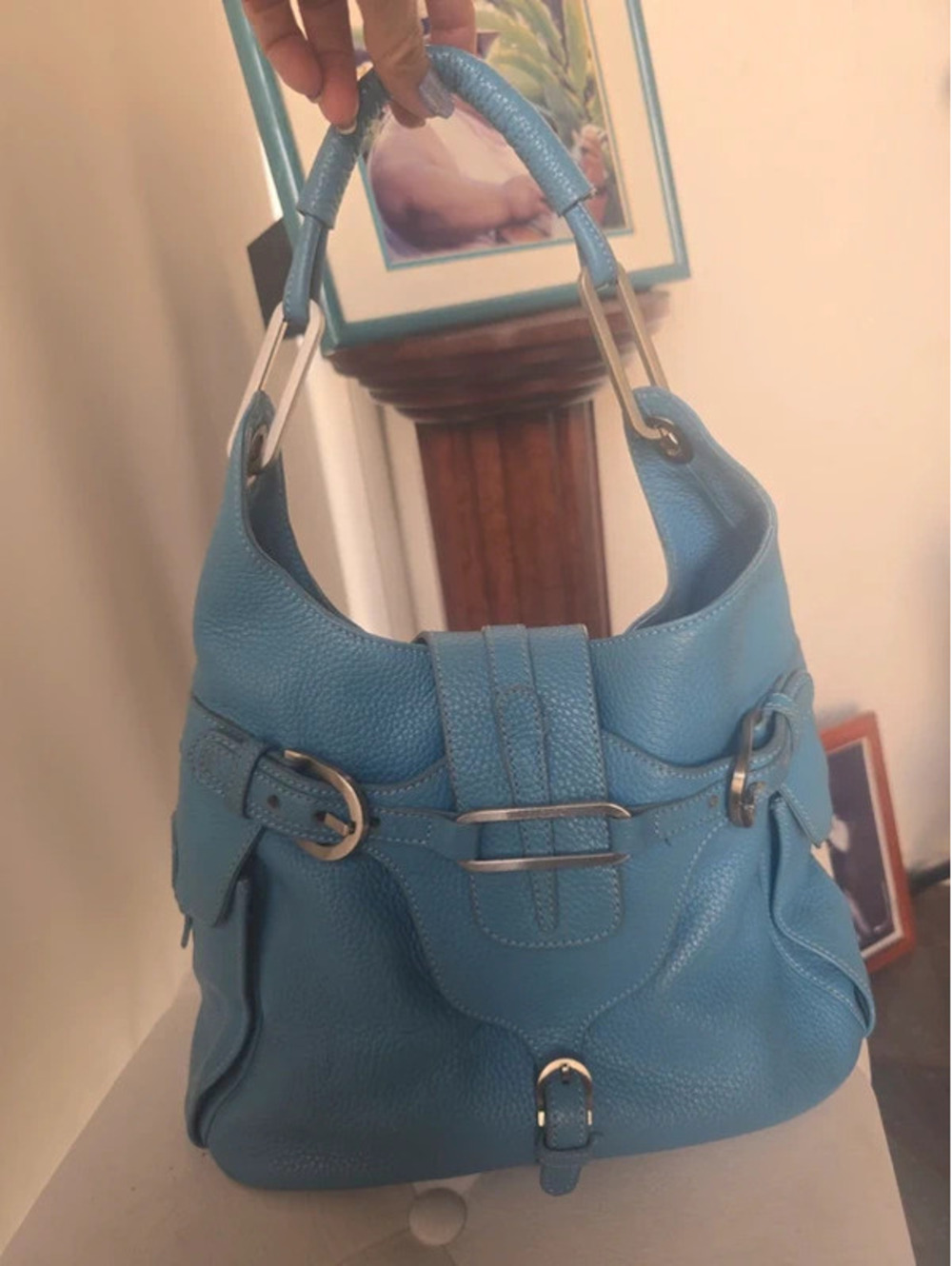 Jimmy choo leather bag